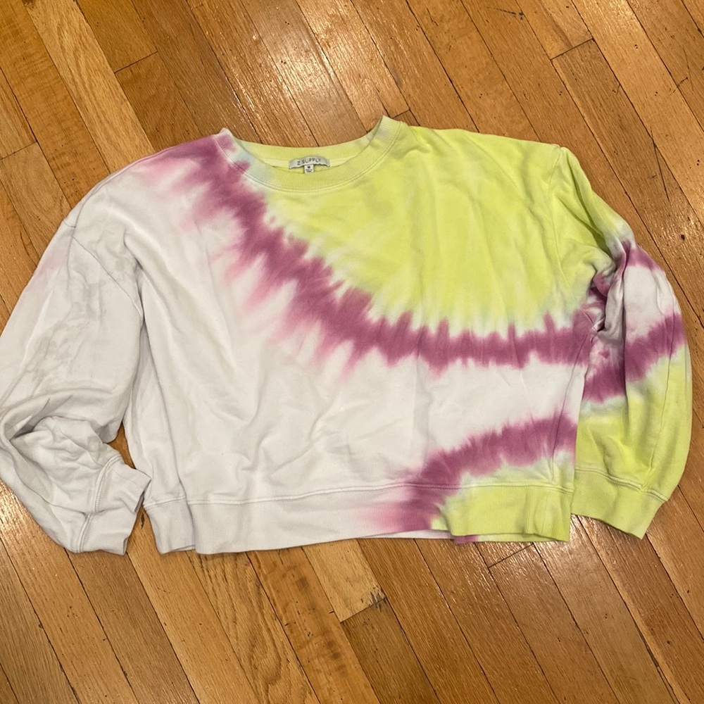 Z supply tie dye sweatshirt